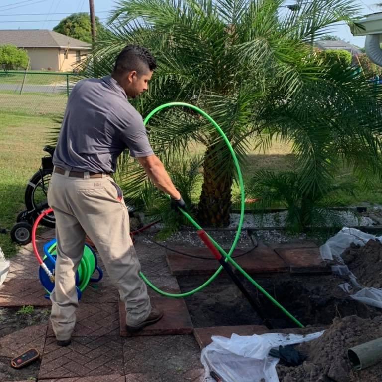 Underground water leak detection and repair in Punta Gorda, FL.